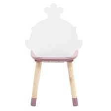 Chaise enfant Madame Princesse Rose - Atmosphera For Kids