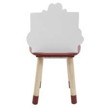 Chaise enfant Monsieur Costaud Rouge - Home Deco Kids