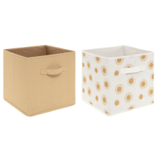 Set de 2 bacs de rangement Soleil - Atmosphera For Kids