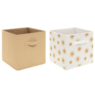 Set de 2 bacs de rangement Soleil - Atmosphera For Kids