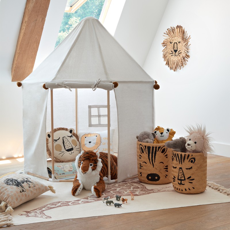 Peluche Tigre XL Marron Atmosphera For Kids