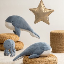 Peluche baleine XL Bymo - Atmosphera For Kids
