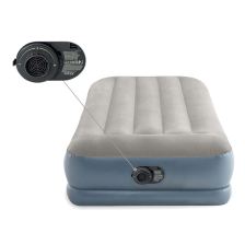 Matelas gonflable mid rise 1 place éléctrique Fiber Tech - Intex Matelas gonflable mid rise 1 place éléctrique Fiber Tech - Intex