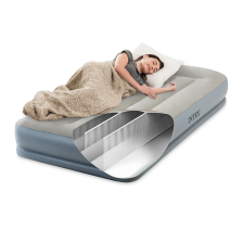 Matelas gonflable mid rise 1 place éléctrique Fiber Tech - Intex Matelas gonflable mid rise 1 place éléctrique Fiber Tech - Intex