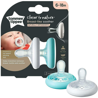 Lot de 2 sucettes 6-18 mois - Tommee Tippee