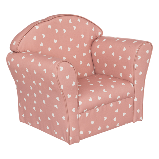 Fauteuil enfant coeur Terracotta - Atmosphera For Kids