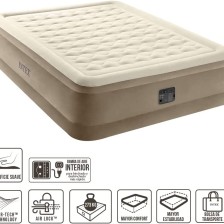 Matelas gonflable électrique Ultra Plus 2 places - Intex