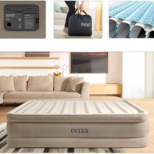 Matelas gonflable électrique Ultra Plus 2 places - Intex