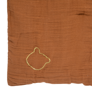 Edredon double gaze Coton Marron - Atmosphera For Kids