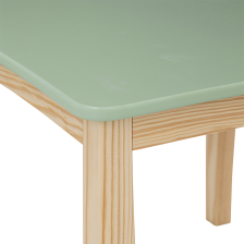 Table enfant carré Classic Vert Atmosphera - Atmosphera For Kids