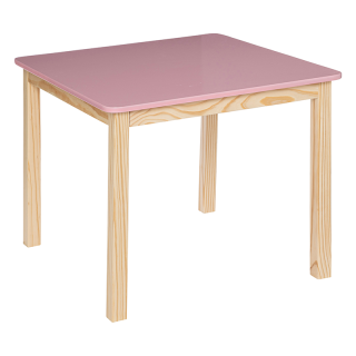 Table enfant carré Classic Rose Atmosphera - Atmosphera For Kids