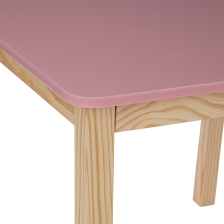 Table enfant carré Classic Rose Atmosphera - Atmosphera For Kids