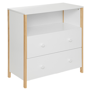 Commode en bois Kima Blanc - Atmosphera For Kids