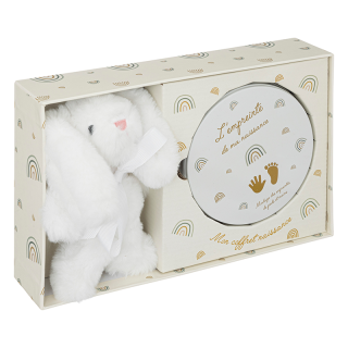 Coffret naissance empreinte et peluche - Atmosphera For Kids