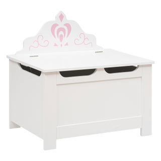 Coffre couronne princesse Blanc - Atmosphera For Kids