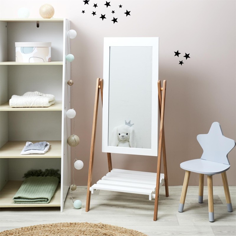 Miroir sur pied Bella Blanc - Home Deco Kids