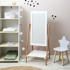 Miroir sur pied Bella Blanc - Home Deco Kids