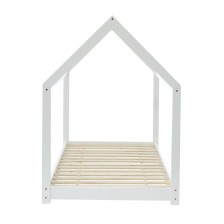 Lit Cabane Royaume Des Rêves Blanc 90x190 cm - Laïba Kids