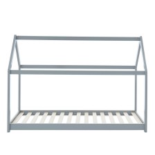 Lit Cabane Royaume Des Rêves Gris 90x190 cm - Laïba Kids