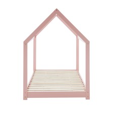 Lit Cabane Royaume Des Rêves Rose 90x190 cm - Laïba Kids