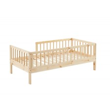 Lit Enfant Nid Douillet Pin Massif Beige 70x140 - Laïba Kids