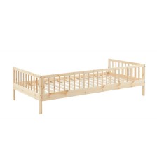 Lit Enfant Nid Douillet Pin Massif Beige 90x190 - Laïba Kids