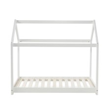 Lit Cabane des Rêveries Blanc 70x140 Sommier Inclus - Laïba Kids