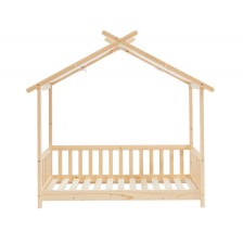 Lit Enfant Tente Des Étoiles Beige 70x140 Sommier Inclus - Laïba Kids