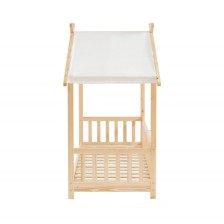 Lit Enfant Tente Des Étoiles Beige 70x140 Sommier Inclus - Laïba Kids