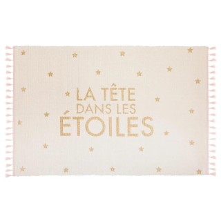 Tapis doré tête dans les étoiles 60 x 90 - Atmosphera For Kids