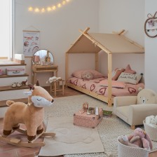 Lit Tente Nuage Magique Beige 90x190 cm - Laïba Kids