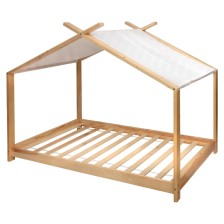 Lit Tente Nuage Magique Beige 90x190 cm - Laïba Kids