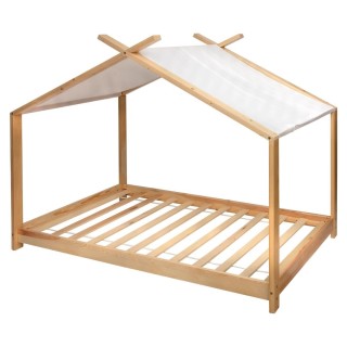 Lit Tente Nuage Magique Beige 90x190 cm - Laïba Kids