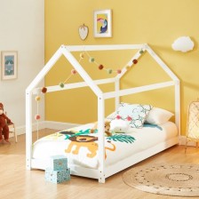 Lit Cabane Royaume Des Rêves Blanc 90x190 cm - Laïba Kids