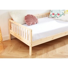 Lit Enfant Nid Douillet Pin Massif Beige 90x190 - Laïba Kids