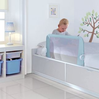 Barrière de lit enfant Bleue Easy fit - Lindam