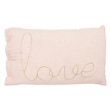 Coussin Double Gaze Love Rose - Atmosphera For Kids