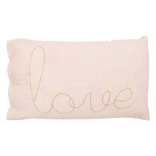 Coussin Double Gaze Love Rose - Atmosphera For Kids