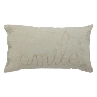 Coussin Double Gaze Smile Vert - Atmosphera For Kids