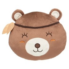 Coussin enfant Ours Marron - Atmosphera For Kids