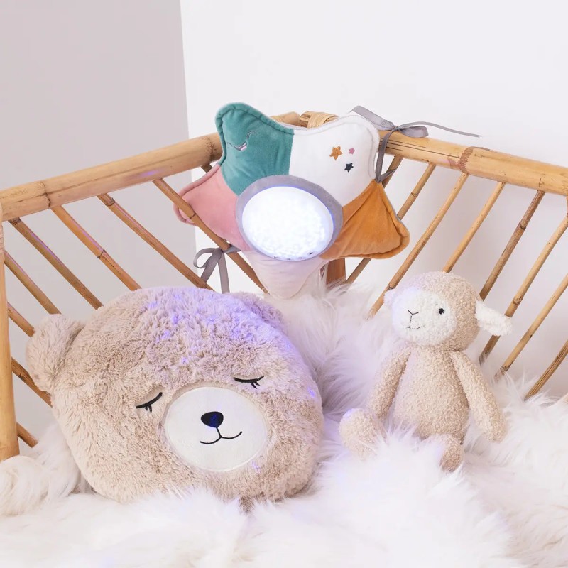 Veilleuse projecteur étoile pour enfants - Projecteur veilleuse bébé pour  chambre à coucher - avec minuterie à distance et rechargeable - Cadeau pour  enfants - Blanc 