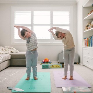 Tapis de yoga enfant Vert 4-12 ans - Buki