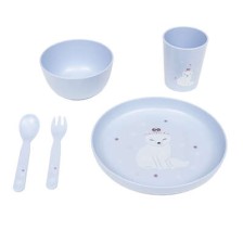 Set repas enfant 5 pcs Hiver Bleu - Atmosphera For Kids