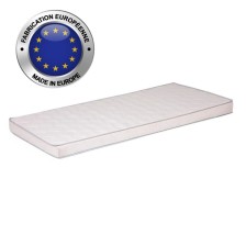 Ensemble Lit Superposé Caravane Blanc 90x190 + 2 Matelas Enfants 90x190 - Laïba Kids