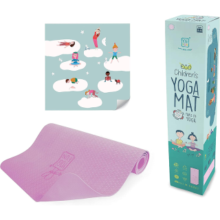 Tapis de yoga enfant Violet 4-12 ans - Buki