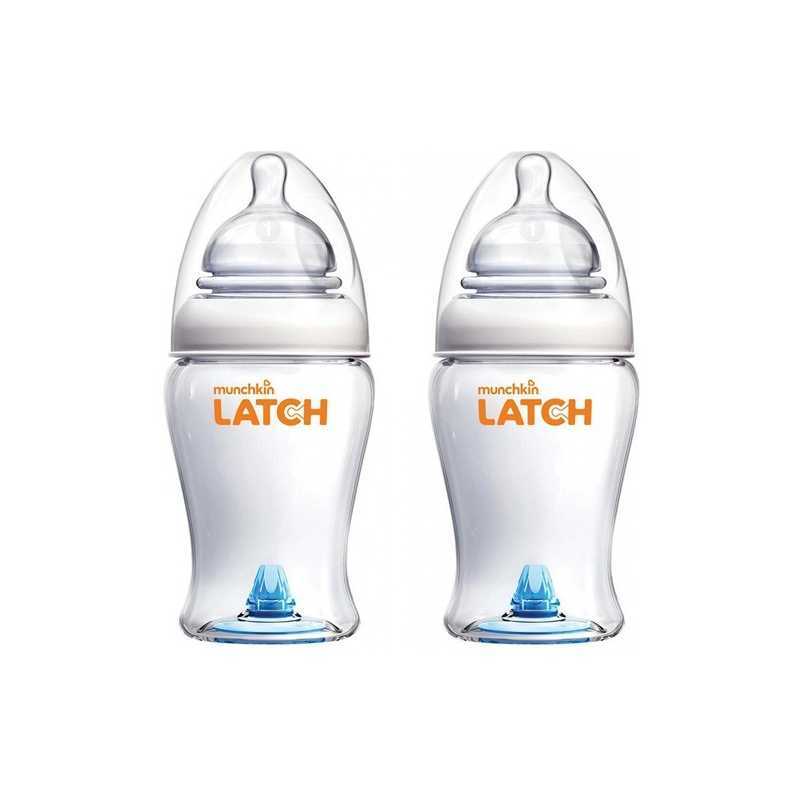 Munchkin Latch Lot de 2 Biberons 240ml Munchkin Latch Lot de 2 Biberons 240ml