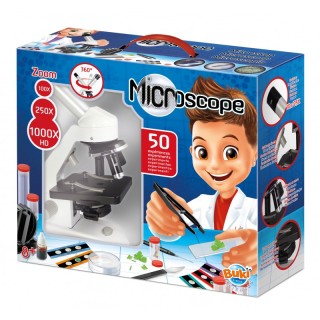 Pack - Microscope 50 expériences avec 14 lames - Buki