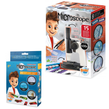 Pack - Microscope 15 experiences avec 14 lames - Buki