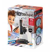 Pack - Microscope 15 experiences avec 14 lames - Buki