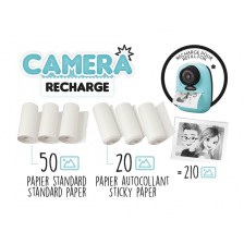 Appareil photo avec recharges 3 rouleaux de papier